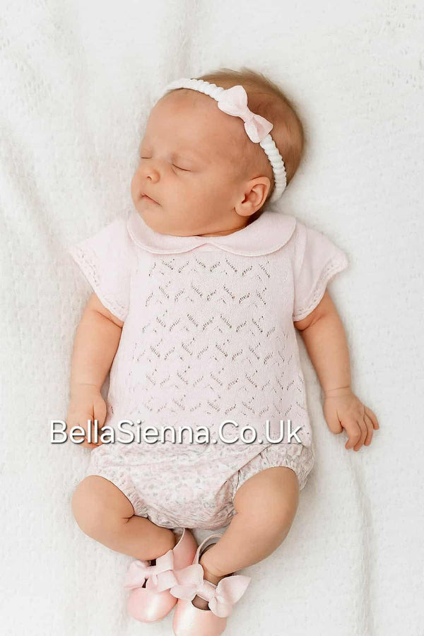 Pretty Originals Baby Girls Two-Piece Fine Knitted Set JPD3188G1