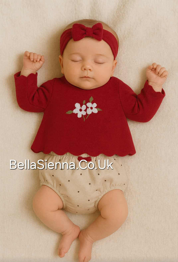 Mayoral Red Jumper & Jam Pants Set Winter - 2224