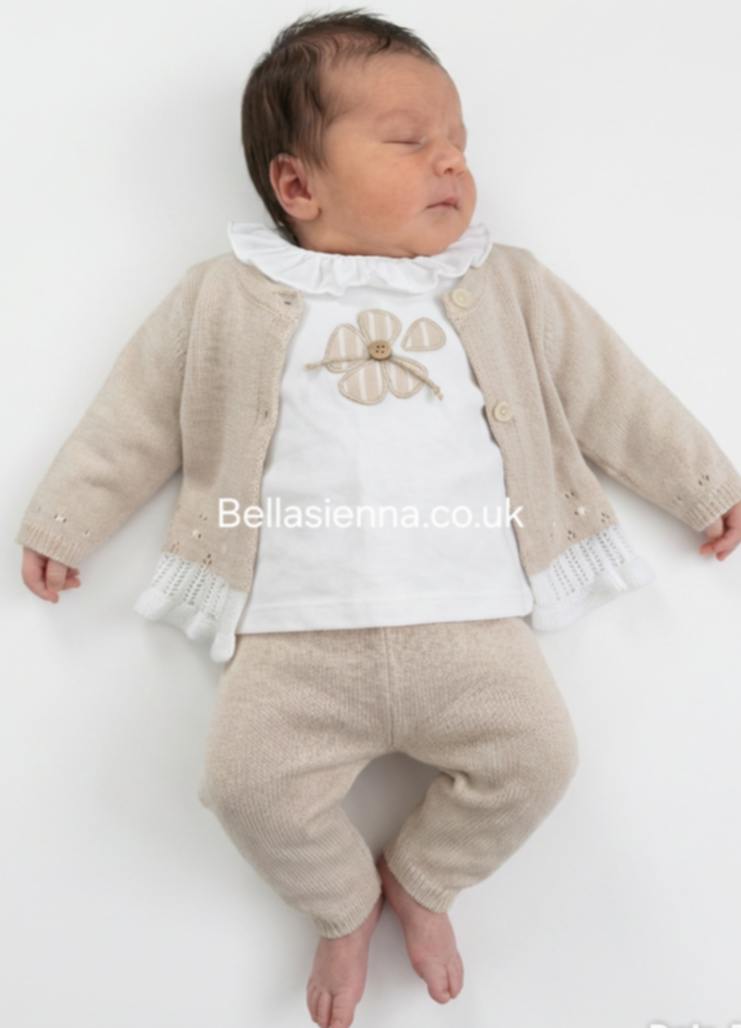 Mayoral Baby Girl 3 Piece Tricot Set - 1589