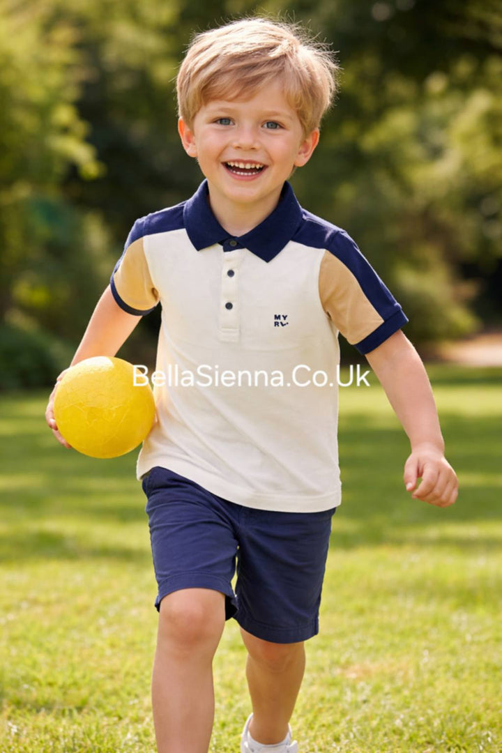 Mayoral Boys Polo T-shirt & Shorts Set - 3109 & 204