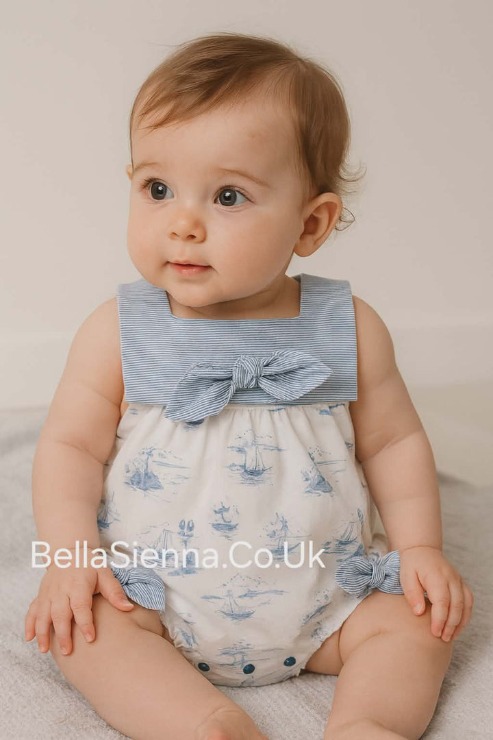 Martin Aranda Baby Girls Bubble Romper A19A39