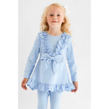 HARRIS KIDS "Faye" Girls Ruffle Bow Tracksuit - Blue