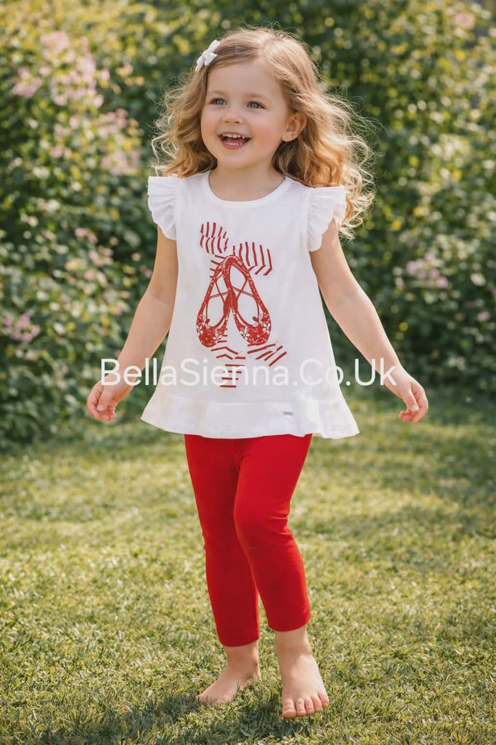 Mayoral Girls Summer Ruffle Leggings Set 3512