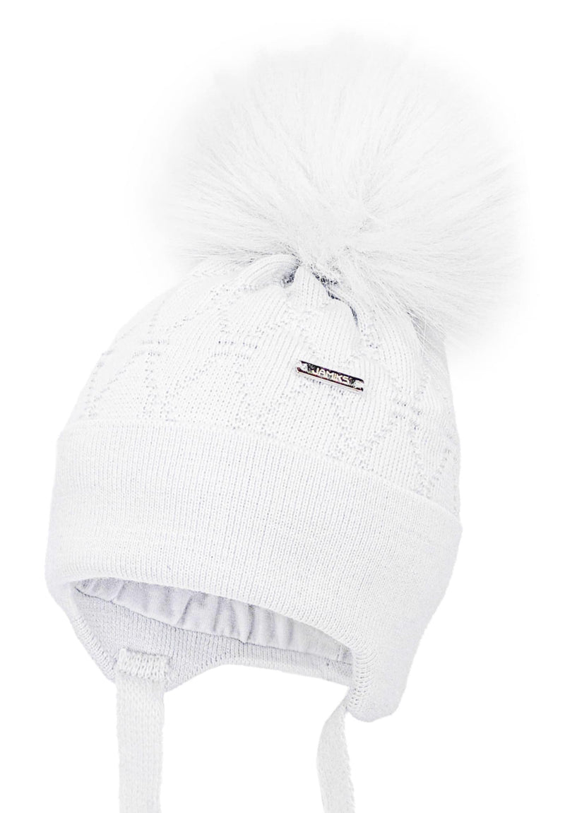 Jamiks Ivory Knitted Hat - GILLES