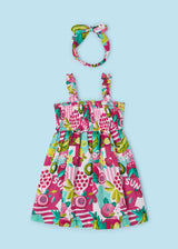 Mayoral Girls Dress & Matching Headband - 3947