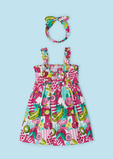 Mayoral Girls Dress & Matching Headband - 3947