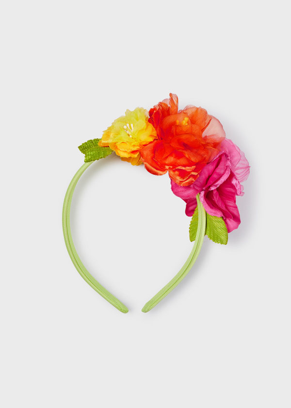 Mayoral Girls Flower Headband - Kiwi