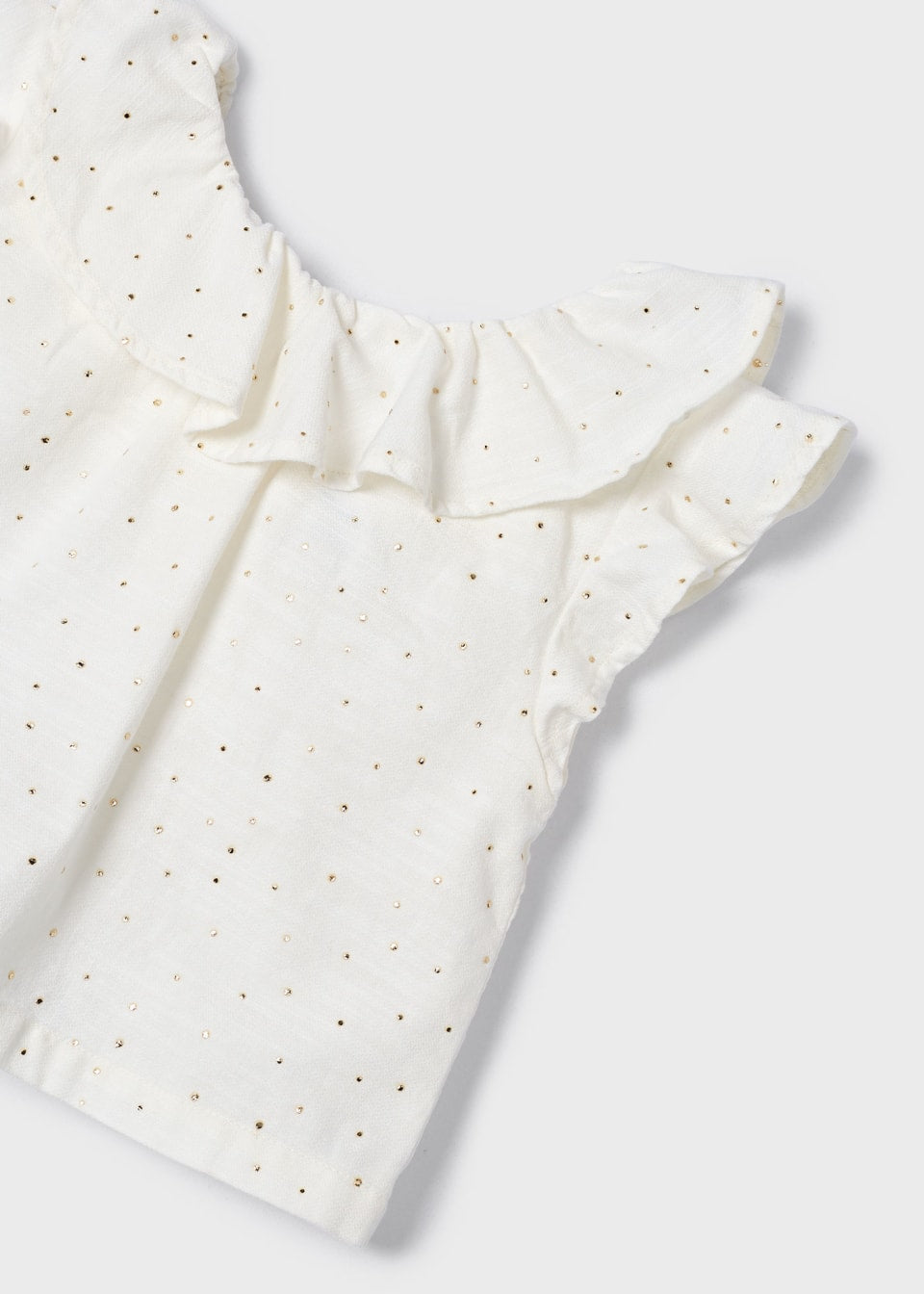 Mayoral Girls Metallic Polka Dot 2 Piece Set - 3258