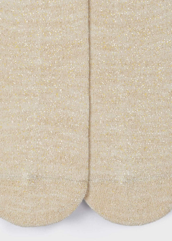 Mayoral Girls Tights- Marzapan - Champage With Gold Fleck - 10799