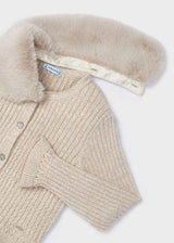 MELT THE LADY♥ fur cuffs nano cardigan melt the lady fur cuffs nano cardigan