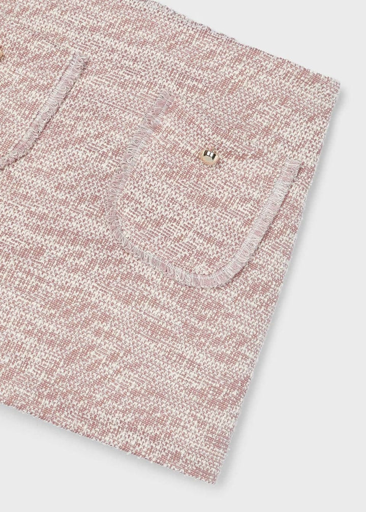 Mayoral Girls Tweed Skort & Long Sleeved Top - 4066 & 4908