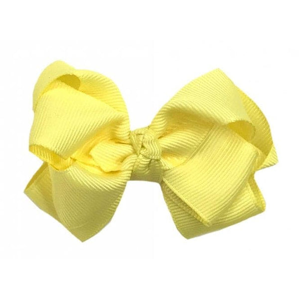 HARRIS KIDS Hair Bow Various Sizes - Lemon