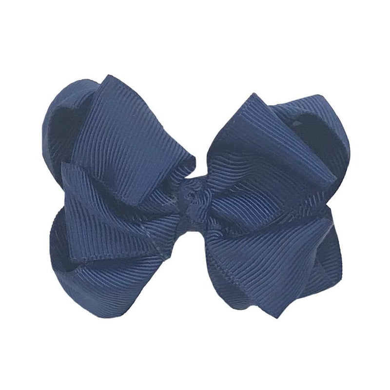 HARRIS KIDS Hair Bow Various Sizes - Navy