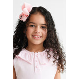 Harris Kids "Hazel" Girls Frilly Polo Dress - Pink