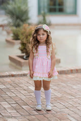 Miranda Girls Neon Stripe Headband To Match Dress - 152/VB & 252/V