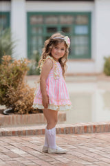 Miranda Girls Neon Stripe Headband To Match Dress - 152/VB & 252/V