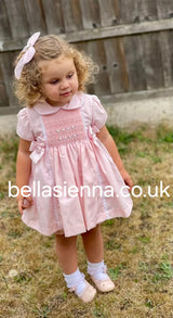 Pretty Originals Smocked Dress, Bloomers & Headband - MT02220
