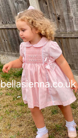 Pretty Originals Smocked Dress, Bloomers & Headband - MT02220