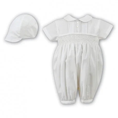 Sarah Louise Ivory Our  Boys Romper