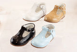 Beau Kid Boys Sky Blue Patent Leather Shoes - Jack