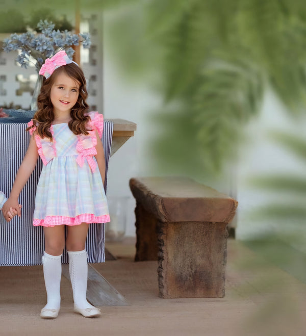 Miranda Girls Multicoloured Neon Dress - 251 V