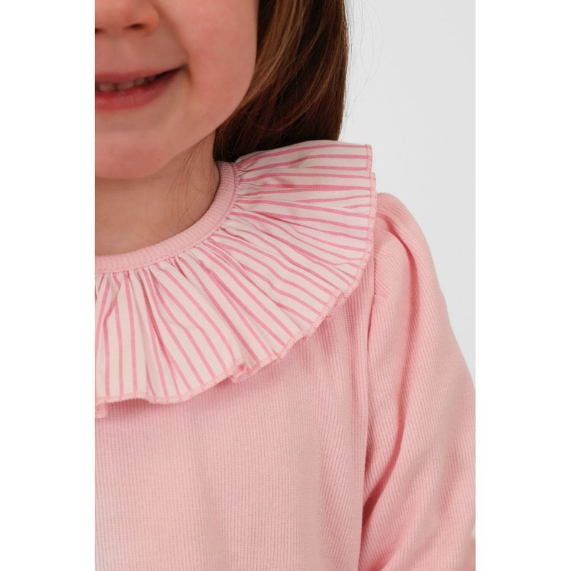 Harris Kids "Leah" Girls Frilly Neck Legging Tracksuit Pink