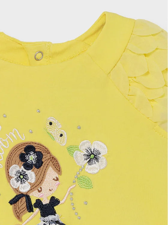 Mayoral Girls Yellow Dress 1975
