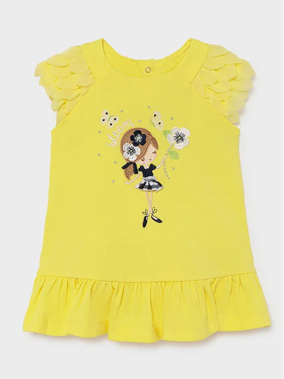 Mayoral Girls Yellow Dress 1975