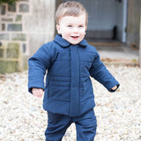 Emile et Rose Baby Boys Navy/Pre-School Winter Coat 9286