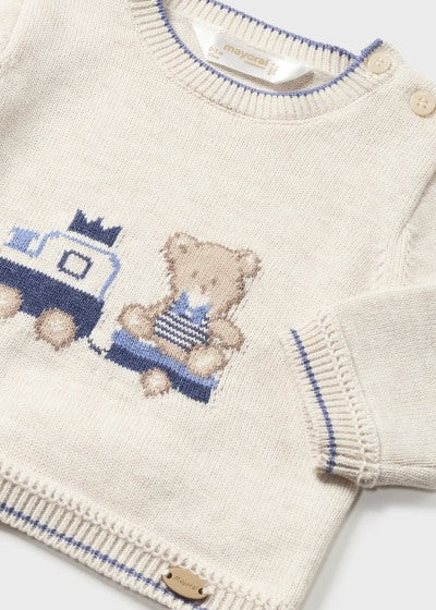 Mayoral Baby Boys Three Piece Set - Jumper, Shorts & Tights - 2240