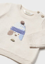 Mayoral 3 Piece Puppy Set - Jumper, Short & Tights - 2244 - Green