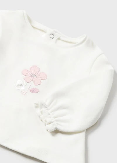 Mayoral Three Piece Set With Cardigan - 2756 - Rosa Pink