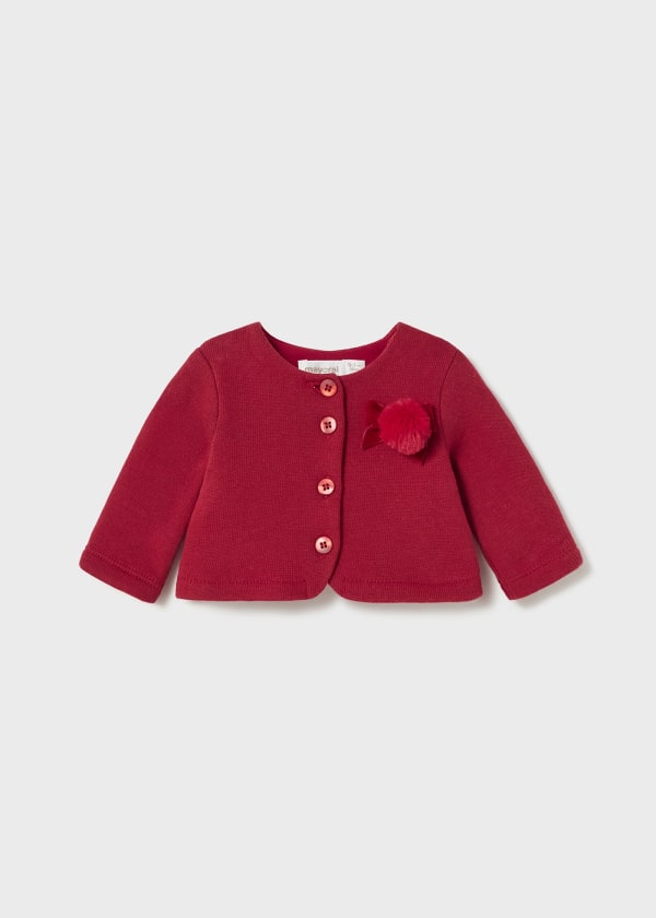 Mayoral Three Piece Set With Cardigan - 2238 - Red & Green Tartan