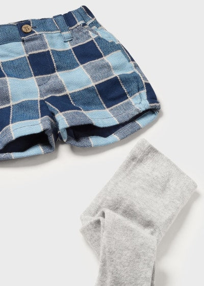 Mayoral Baby Boys Three Piece Set - Jumper, Shorts & Tights - 2250