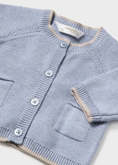 Mayoral Baby Boys 3 Piece Knitted Dungaree Set - 2621
