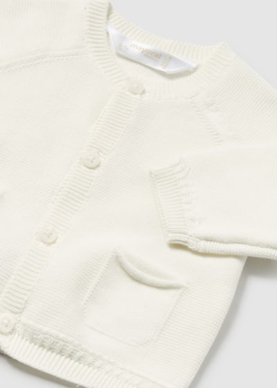 Mayoral Baby Boys Cream Cardigan - 1380