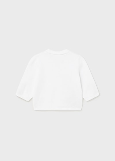 Mayoral Baby Boys White Cardigan - 1379