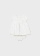 Mayoral Baby Girls Chiffon Dress & Nappy Cover - 1821