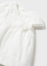 Mayoral Baby Girls Chiffon Dress & Nappy Cover - 1821
