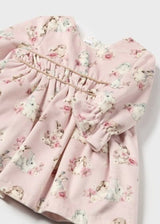 Mayoral Girls Velvet Rabbit Printed Dress - 2809