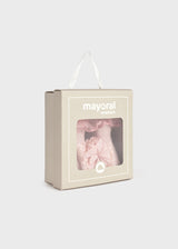 Mayoral Baby Girls "Rosa Baby" Pink Lace Socks & Matching Headband Set - 9869