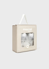 Mayoral Baby Girls White Lace Socks & Matching Headband Set - 9869