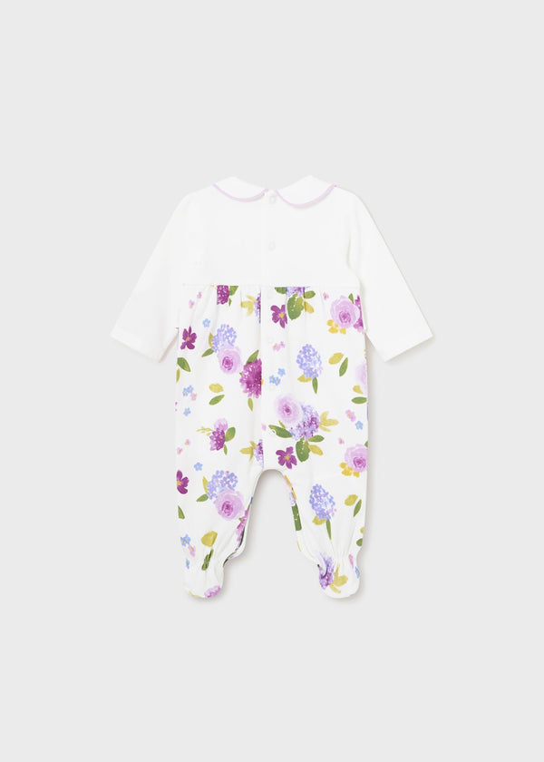 Mayoral Girls Floral Babygrow - 1705 - Matching Items Available