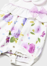 Mayoral Girls Floral Romper - 1704 - Matching Items Available