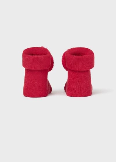 Mayoral Pom Pom Socks And Headband Set  - 9657 - Red