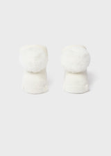 Mayoral Pom Pom Socks And Headband Set - 9657 - Ivory