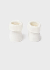 Mayoral Pom Pom Socks And Headband Set - 9657 - Ivory