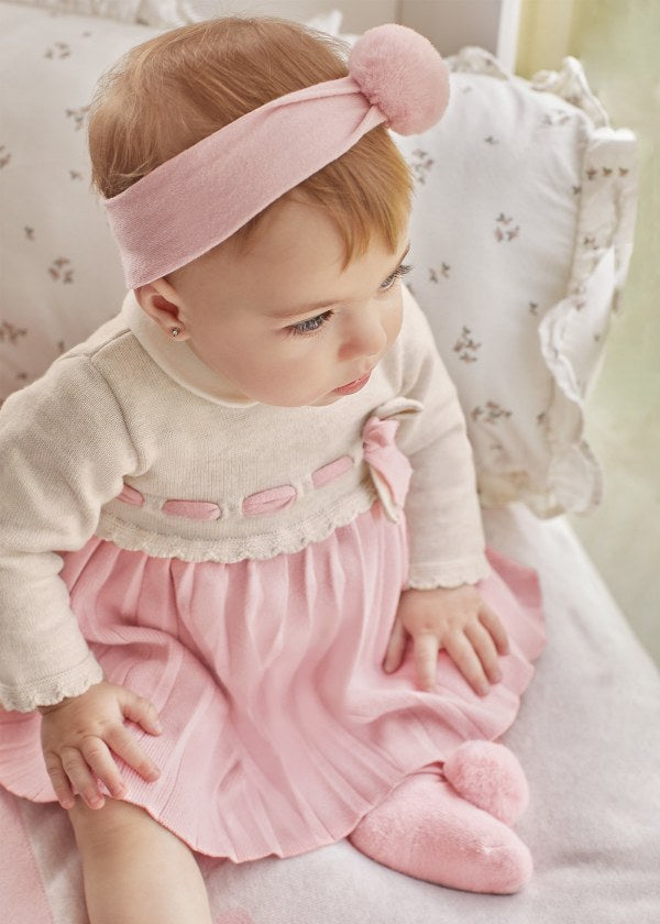 Mayoral Pom Pom Socks And Headband Set - 9657 - Pink