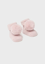 Mayoral Pom Pom Socks And Headband Set - 9657 - Pink