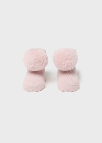 Mayoral Pom Pom Socks And Headband Set - 9657 - Pink